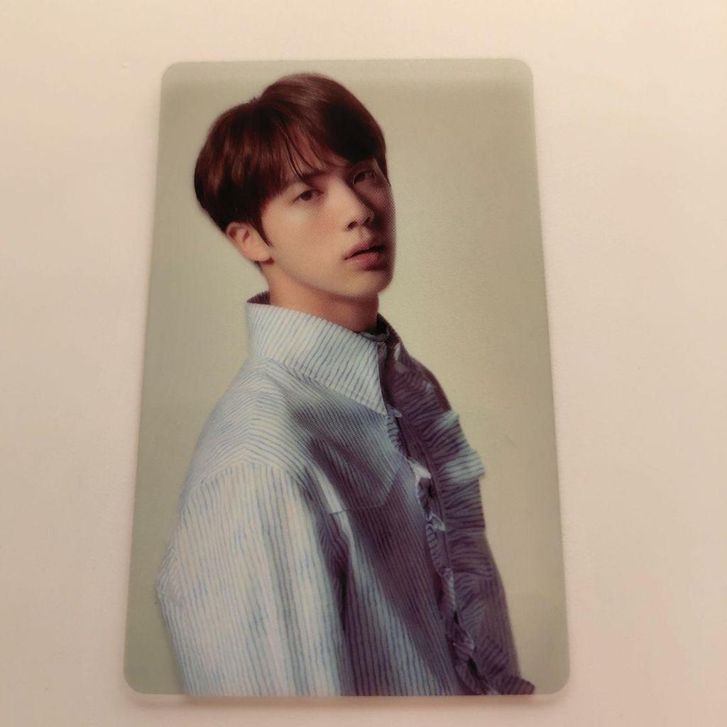 [USED] BTS WINGS TOUR Seoul Concert Exclusive Transparent Photo Card JIN