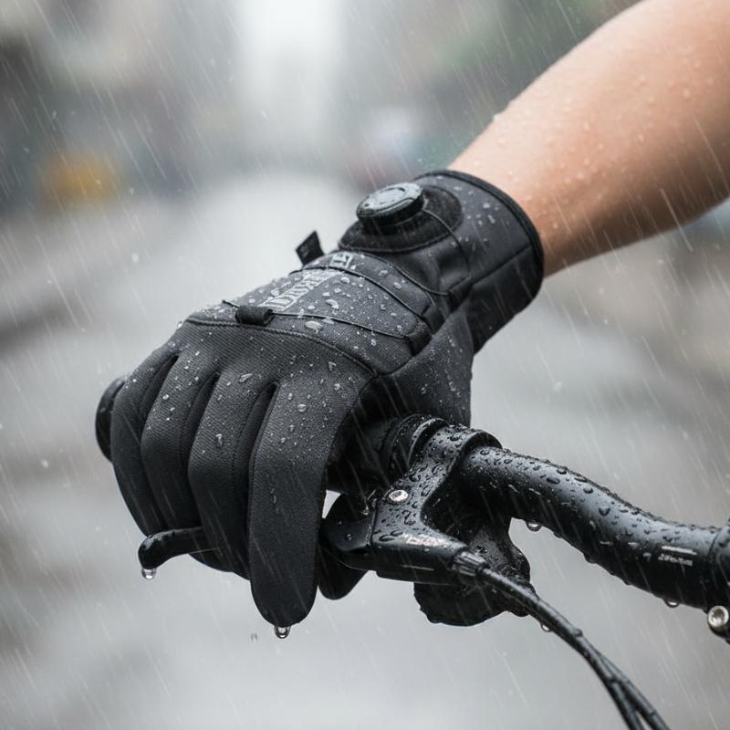 Winter Cycling Gloves Warm Waterproof Windproof Unisex with Touchscreen for Outdoor Riding Skiing Running Bycicle Accessories
