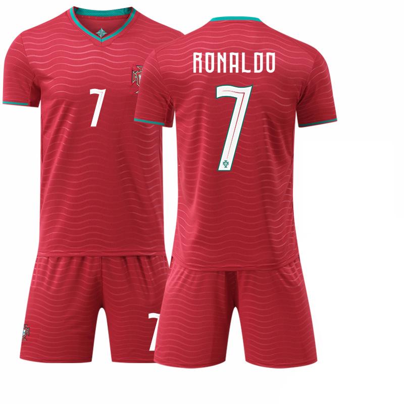 No. 7 Ronaldo No. 10 B jersey, Mexico and Mexico new Portugal home jersey, red pants 2627 World Cup football jersey #16
