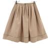 FOXEY NEW YORK Made In Japan Midi Length Flare Skirt 38 Beige Women Used