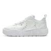 FILA Melt Simple Fashion Thick Sole Height Increasing Wear Resistant Low Top Skate Shoes Women Sneakers White Gray F12W431201FWV