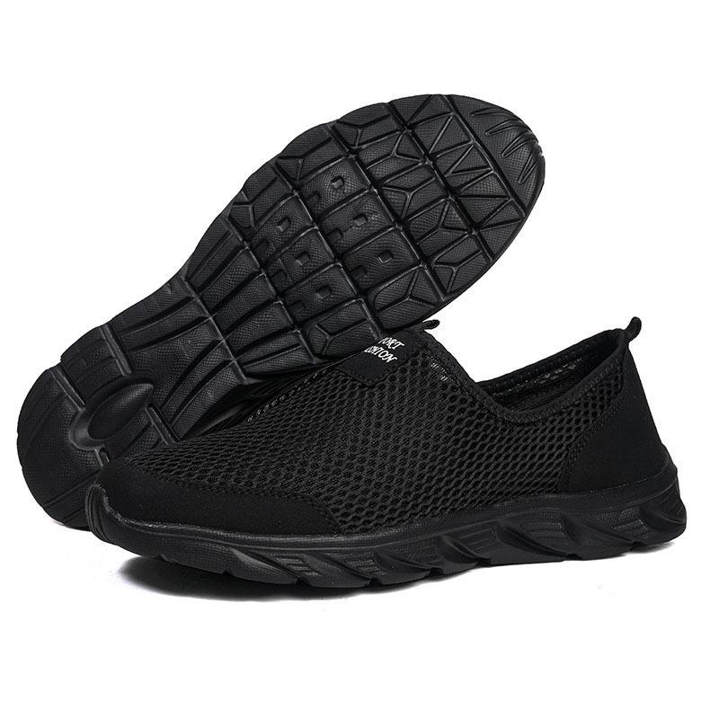 Men's Summer Mesh Slip-On Casual Shoes - Breathable, Lightweight Outdoor Walking Sneakers