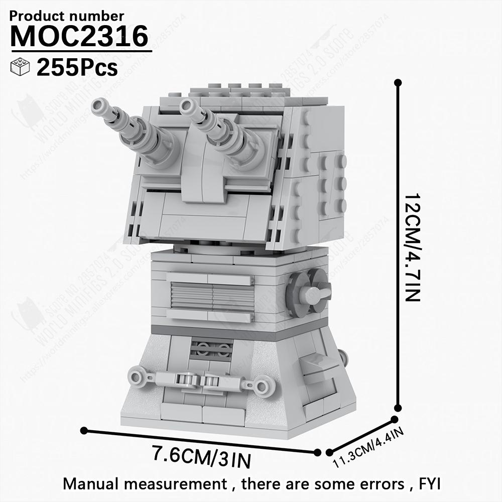 MOOXI Classic Military Space Wars Movie Weapons Gun Cannon Model MOC Bricks DIY Assembled Building Blocks Compatible Figures Toy