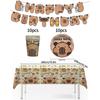 Capibara Capybara Birthday Decoration Disposable Tableware Birthday for Bara Baby Shower Tableware Balloons Capibara Cumpleaños