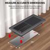 Metal Floor Register Cover High-efficiency Anti-blocking Floor Vent Covers 4*10 Inch Air Cover Central Conditioner Grille