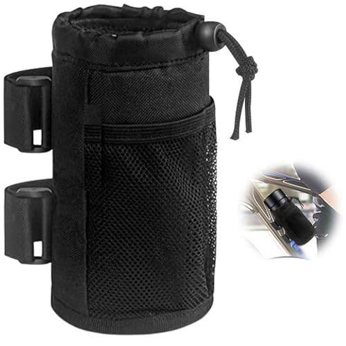 

SSZYMAOYI Держатель для напитков для велосипеда, Держатель для напитков для мотоцикла, Держатель для напитков, Сумка на руль, С сетчатым карманом для хранения мобильного телефона, Удобное хранение