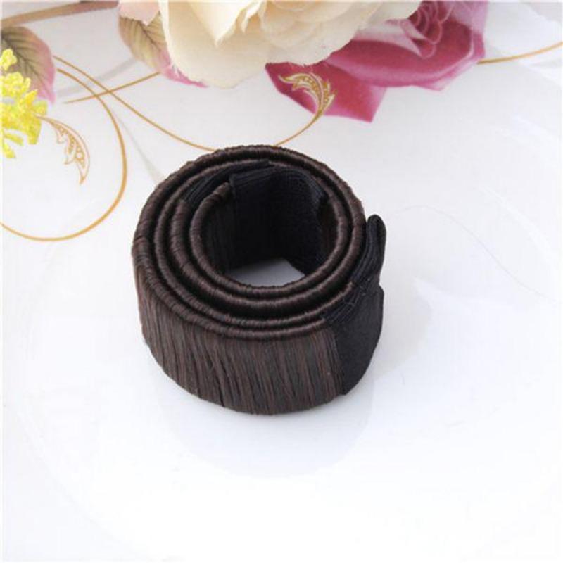 1PC Haarknoten Maker Werkzeuge Kopf Band Styling Synthetische Perücke Donuts Knospe Stirnband Ball Frauen Mädchen Haarband