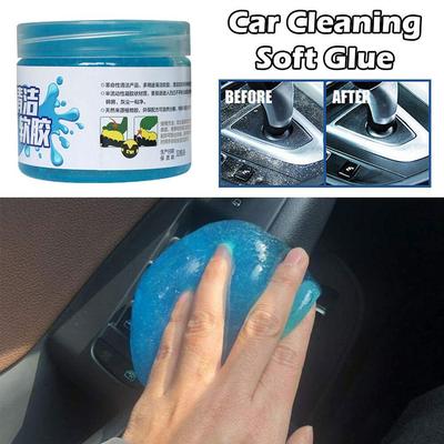 Gel de Limpeza Multifuncional para Carro Limpador de Poeira Limpeza do Interior do Carro Limpeza do Ar Saída de Ar Painel do Laptop Ventilação Gel Lodo Mágico K8O4