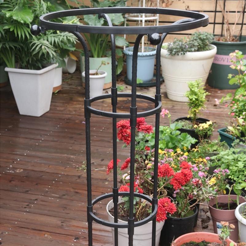 Negro altura 65CM diámetro del círculo 25CM