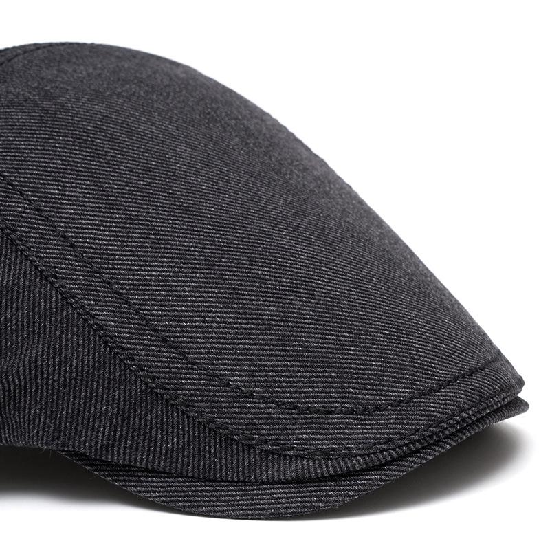 Men's Cotton Beret British Vintage Cap Peaked Cap Paintwork Cap British Newsboy Cap