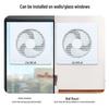 Jinling Round Wall & Glass Window Exhaust Fan, 6/8 Inch, Bathroom Ventilation Fan