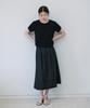 Yeoppe Cotton Long Skirt_Black