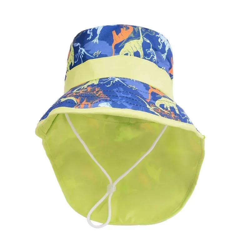 Spring Summer Cotton Baby Sun Hat for Girls Boys Baby Bucket Hat Outdoor Children UV Protection Beach Hat