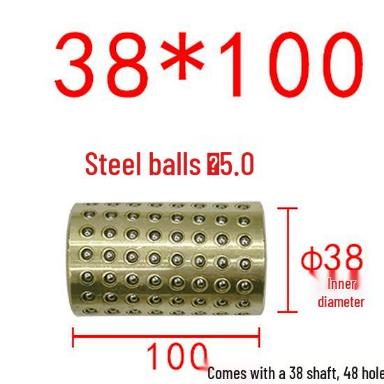 Golden Copper Ball Bearing Cage Mold Guide Bush Holder
