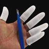 Pure Cotton Wear-Resistant Finger Protectors - Protective Transparent Finger Sleeves for Industrial Use and Cash Counting