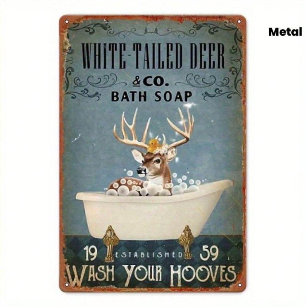 Retro Metal Tin Sign Poster Wall Art Decor