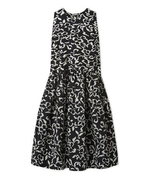 

Emi Art Flower Cut Docking Dress 13WFO252026 DNVY Women s