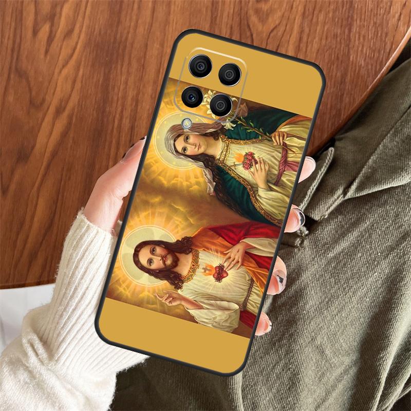 Virgin Mary Christian Case For Samsung Galaxy M12 M32 M52 M35 M55 M15 M11 M13 M14 M06 M16 M36 M56 M31 M53 M34 M54