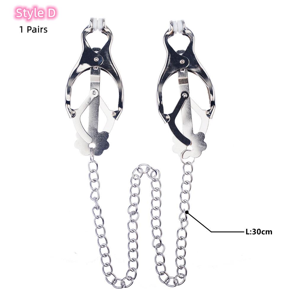 Spiele für Erwachsene Sexspielzeug aus Metall Nippelklemme mit Gewichtsball für Paare BDSM Bondage Sklave Cosplay Erotische Bruststimulation Flirt