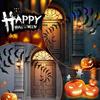 Night Glowing Atmosphere Lights 48Pcs Halloween Bats Wall Decor, LED Light Up Bats, 12 with Remote, Window Clings 6 Sizes 3D Stickers for Indoor Door