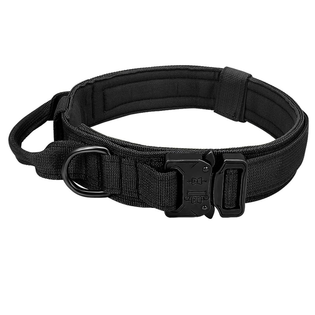 Tactical Dog Collar Adjustable Duarable Nylon German Shepard For Medium Large Walking Training Pet Accessories