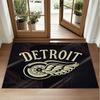 Detroit Red Wings Design Crystal Velvet Rug Soft Decorative Mat for Bedroom Entrance
