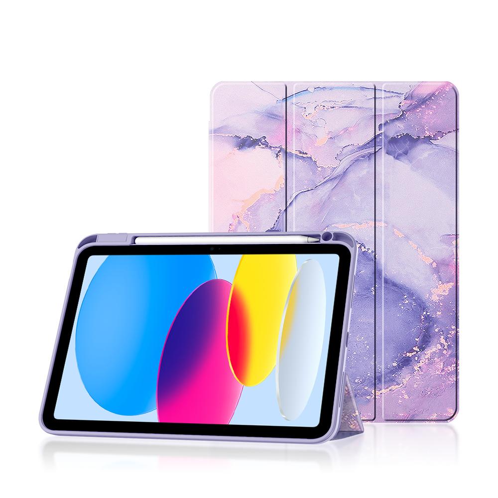 For iPad A16 11 Inch Case iPad 11th Cover with Pencil Holder for iPad 10th 11th Generation Case Auto Sleep Wake iPad (A16)