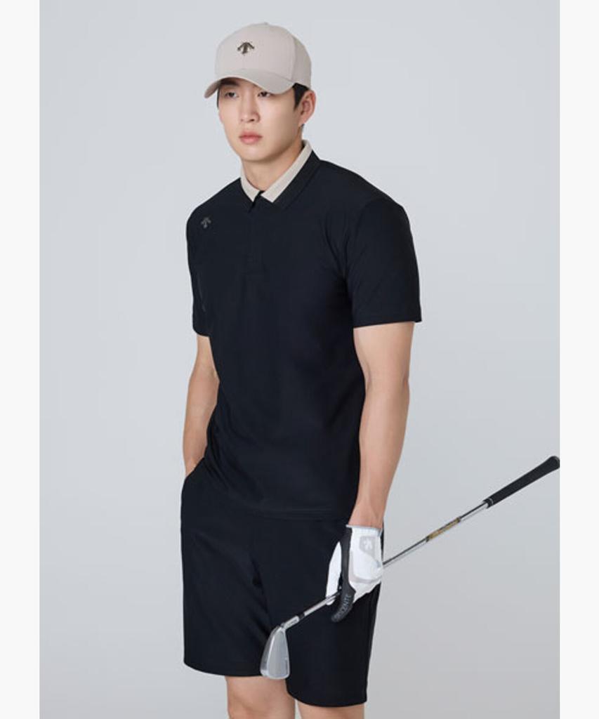 DESCENTE GOLF Men'S Air Tool Collared Short Sleeve T-Shirt Dr11Mfts34