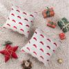 2PCS Christmas Tree Pillow Covers Square 18 X 18 Inch Throw Pillow Covers Cushion Cover for Winter Home Decor