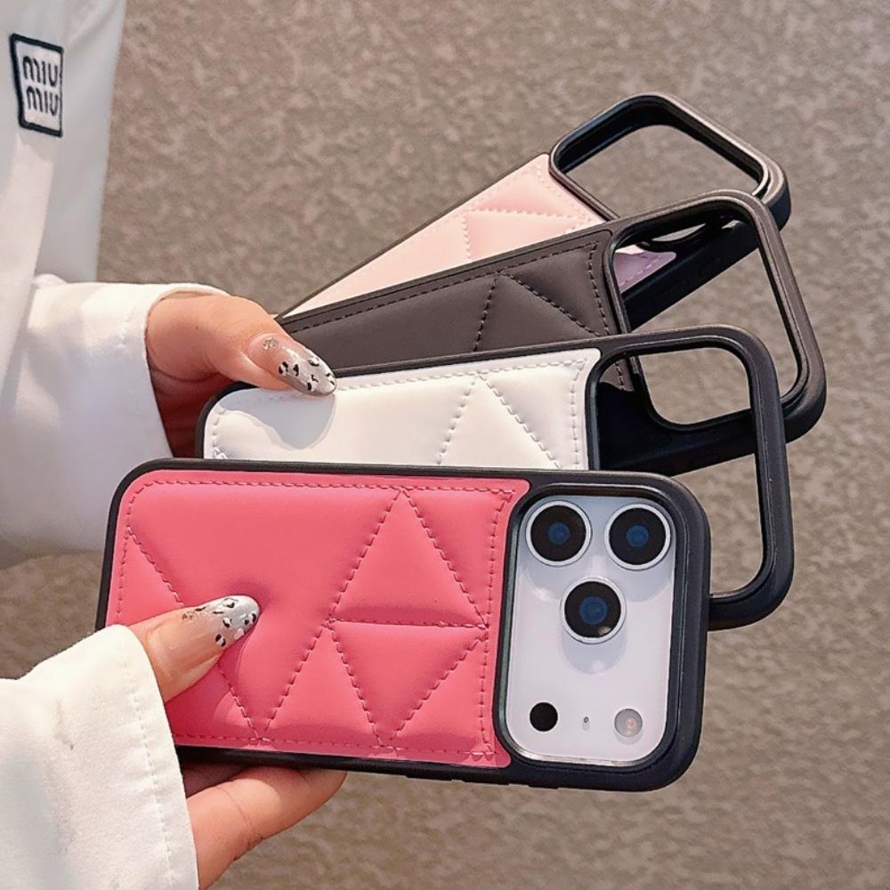 Candy Bread Phone Case for iPhone 17 Air 14 15 16 11 12 13 Pro Max Plus 17Pro 16Pro Max Cute Triangle Shockproof Protector Cover