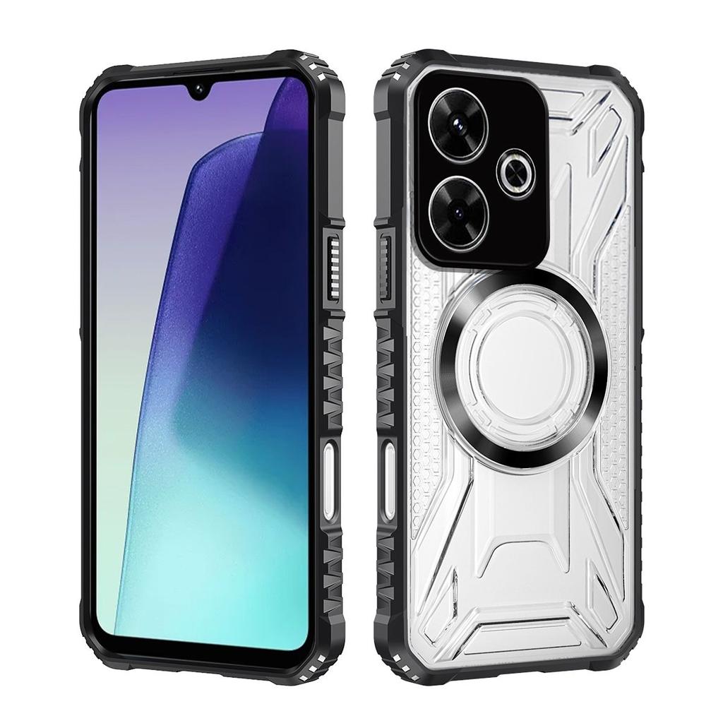 Battle Shadow Series Armor Phone Case for Xiaomi Redmi 13C 5G,POCO M6 5G Shockproof Anti‑Drop Protective Cover