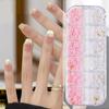 12/15 Grids 3D Flower Nail Art Decoration Colorful Resin 5-Petal Flower Nail Charms Luxury Rhinestones Manicure DIY Accessories