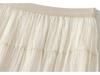 Summer Midi Flare High-Waist Mesh A-Line Pleated Skirt 9361