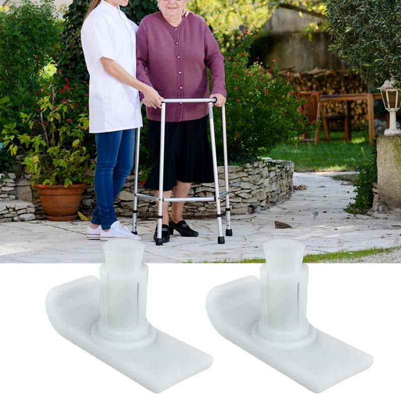 Narty chodzikowe Podkładka na stopy chodzika 2 sztuki Antypoślizgowe narty ślizgowe chodzika Wytrzymała mata pod stopy chodzika na drogę asfaltową