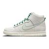 Nike Dunk High SE GS First Use Pack - Зелений Шум Дитячі Кросівки Білий Світло-Кістковий DD0733-001