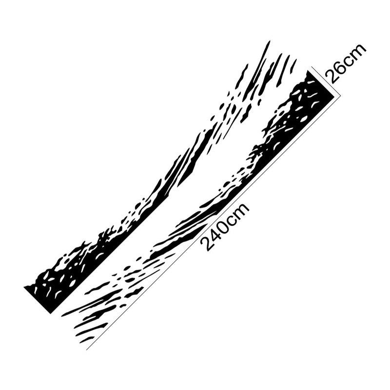 Pickup Sticker For Ford Ranger Toyota Hilux Nissan Frontier Dodge RAM Maxus T60 Universal Car Decor Decal Cover Auto Accessories