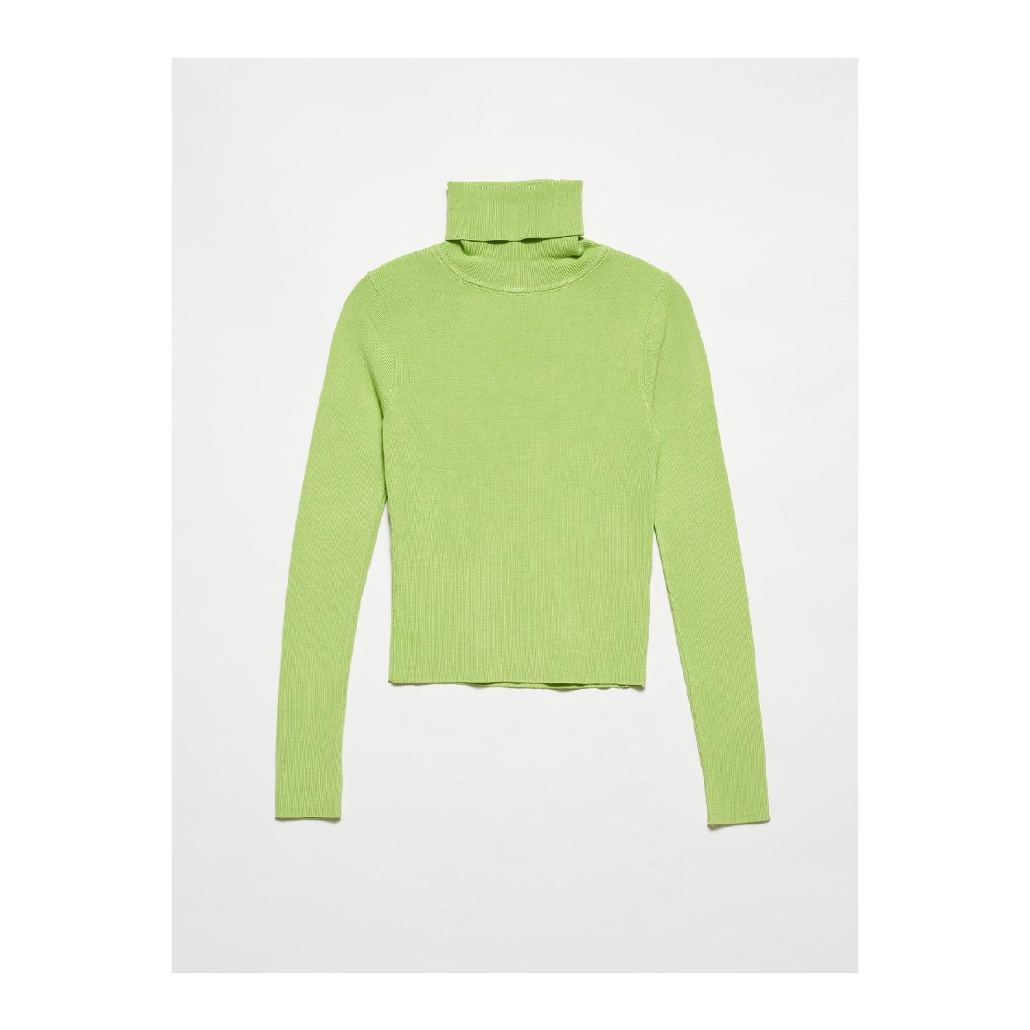 

10225 Turtleneck Sweater-apple Y. Standart гірчичний