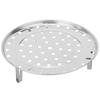 Support de mise en conserve Grille d'étuvage en acier inoxydable 26 cm/10,2 po Pieds amovibles Plateau d'étuvage Rond Épaissi Rack de cuisson Cuisson au four