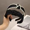 Luxury Autumn/Winter Hairband for Women - Elegant Wide-Brimmed Skull Top Clip for Hair & Face Wash.