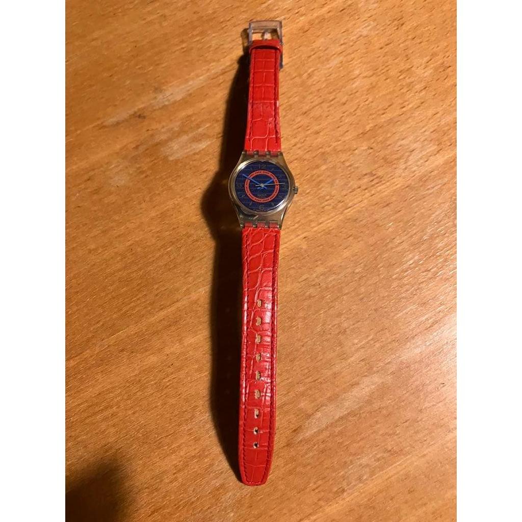 Used Swatch Watch Red