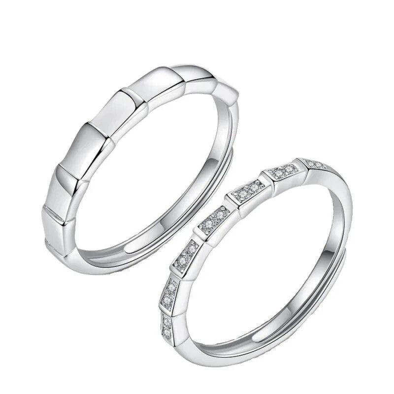 TV My Demon Kim You Jung Cosplay Rings Unisex Adjustable Opening Couple Rings Set Jewelry Accessories Gifts