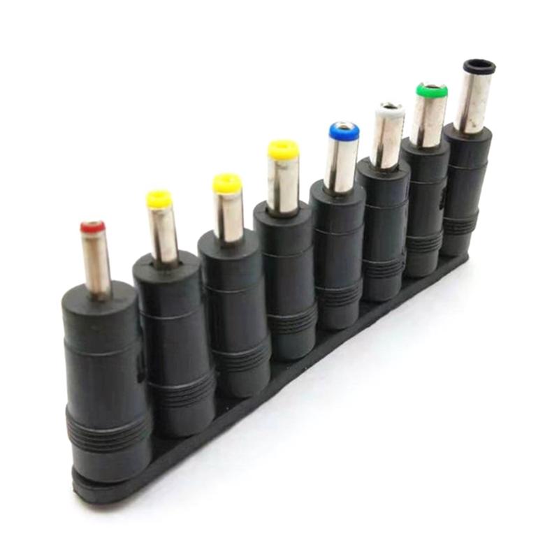 5,5x2,1mm für Notebook Laptop DC Stromladegerät Netzteil Adapter Spitzen Stecker Buchse zu 8 Stecker für Laptop Notebook