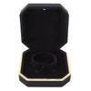 Black Bracelet Gift Box - Portable Jewelry Display with Light for Marriage Proposal