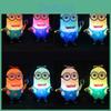 Minions Led Anime 7 Colours Plastic Crystal Night Model Decoration Birthday Gift