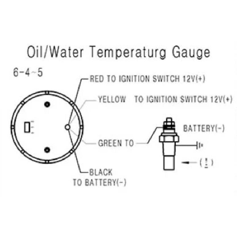 CNSPED 2'' 52mm 40-140 Degrees celsius 12V Water Temp Gauge Celsius 7 Colors Pointer Water temperature meter With Stepper Motor