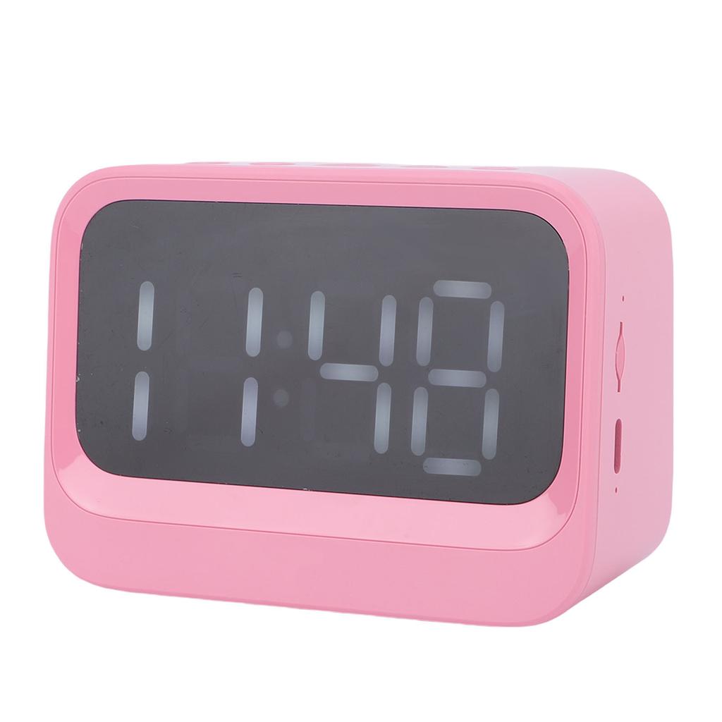 Ceas Digital cu Boxă Wireless Afișaj LED Ceas deșteptător Reîncărcabil cu Player Muzică MP3 pentru Persoanele care Dorm