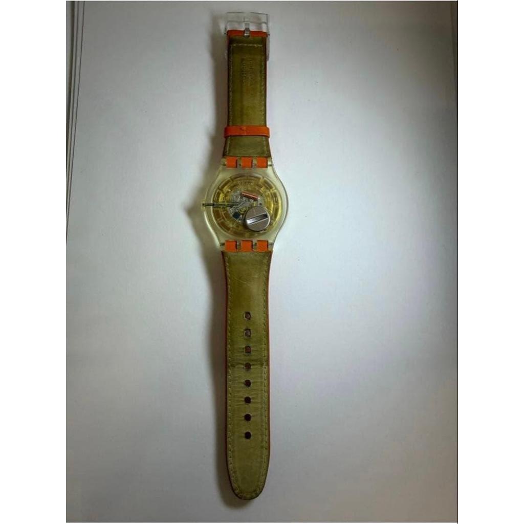 Used Swatch Watch Body Orange