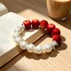 Bracciale Frutta Simulazione Resina Perline Estate Bohemien Gioielli Braccialetto di Perline Accessori Vacanza