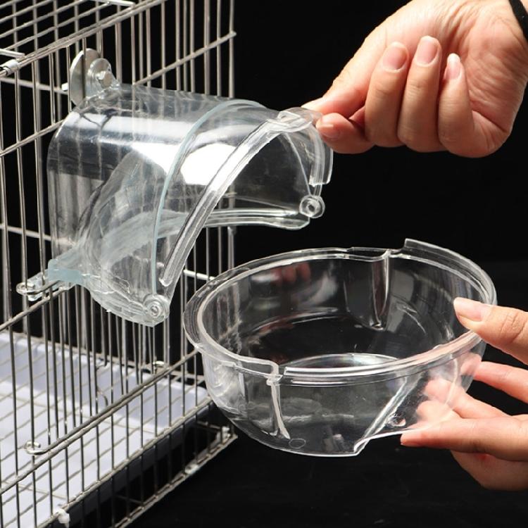 Parrot Bathtub Pet Bird Bath Tub Parrot Shower Box Transparent Bathing Tub
