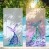 Mermaid Tail Dreamlike Fairytale Cartoon Quick Drying Beach Towels Are Suitable For Swimming Pools Camping Yoga And The Gym